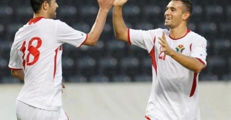 فوز النشامى على المنتخب السوري