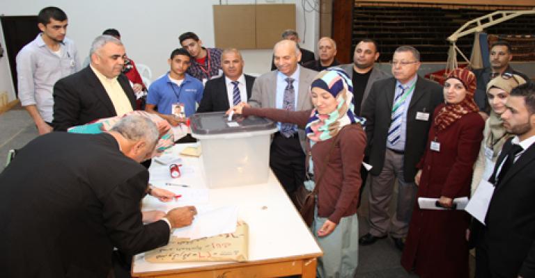 نتائج انتخابات اتحاد طلبة "اليرموك" الأولية