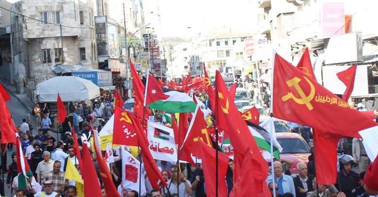 من مسيرات عيد العمال بوسط البلد