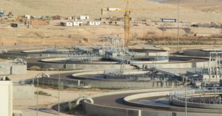 استمرار أعمال التوسعة في محطة تنقية الخربة السمرا 