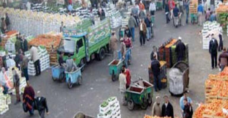 مزارعو وادي الأردن يضربون أمام سوق العارضة