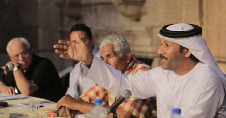 تواصل فعاليات مهرجان الشعر العربي في "جرش" تواصل فعاليات مهرجان الشعر العربي في "جرش"