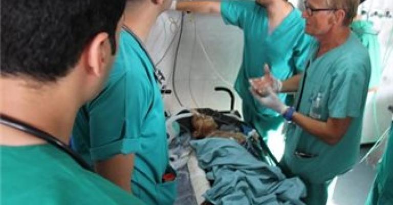 انتشال جثامين خمسة شهداء بخانيونس