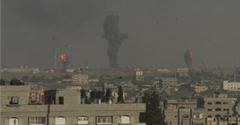 استئناف القصف الإسرائيلي على غزة بعد انتهاء التهدئة
