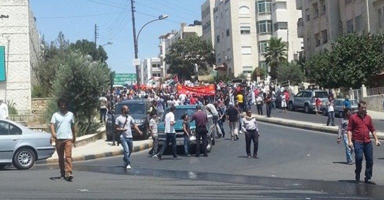 مسيرتان في عمان نصرة لغزة