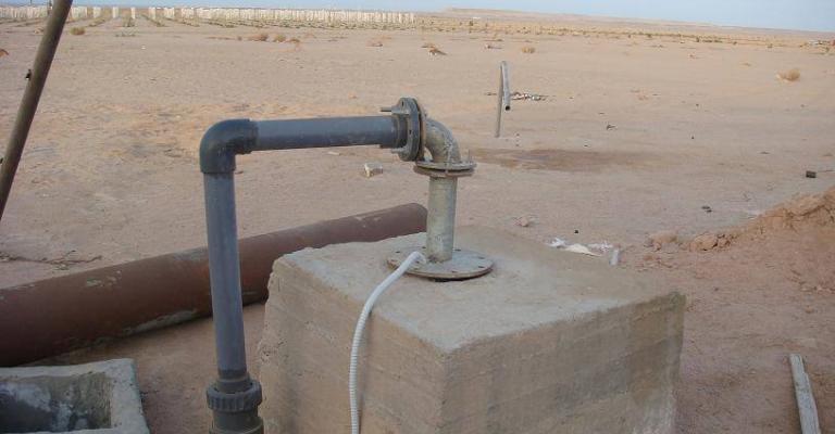  حفر ثلاث آبار في البادية الشمالية