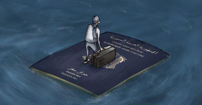 لاجئون سوريون يحلمون بأوروبا وجهة لهم