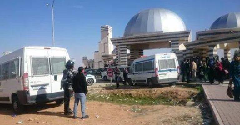 من مشاجرة جامعة آل البيت - تصوير حملة ذبحتونا 