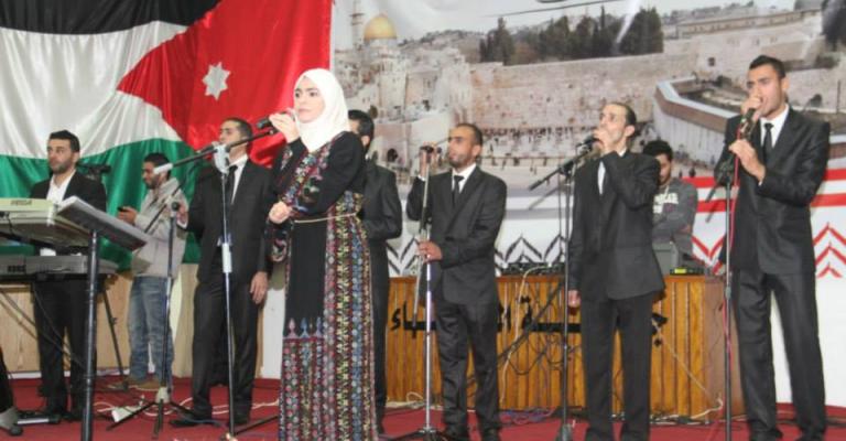 مهرجان "لبيك يا اقصى" في جامعة الزرقاء مهرجان "لبيك يا اقصى" في جامعة الزرقاء