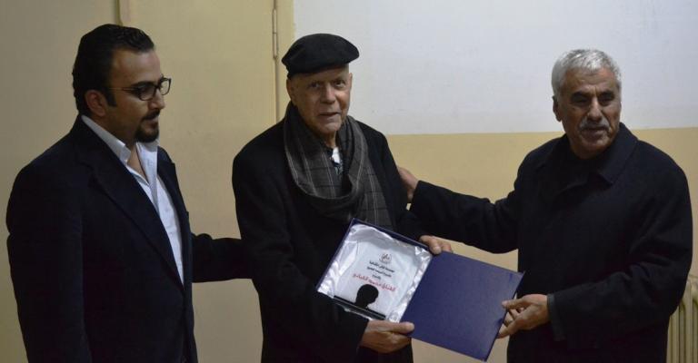 "نقش" تعرض فيلم حكاية شرقية وتكرم بطله القبّاني 