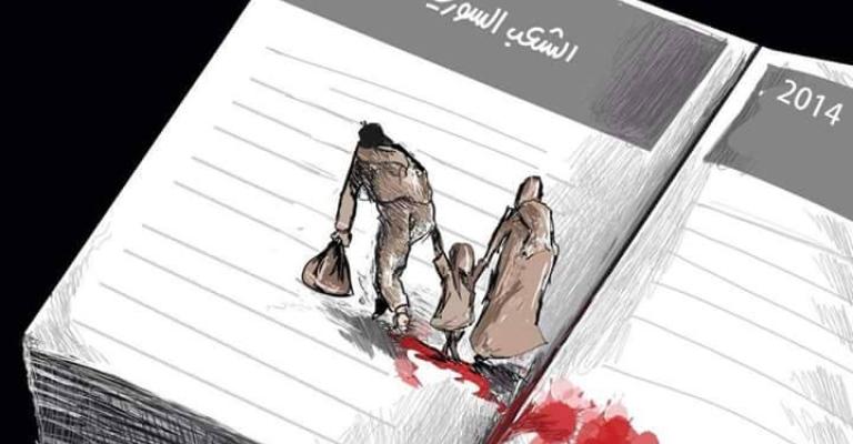 2014... عام رفع الأيادي الداعمة عن اللاجئين السوريين