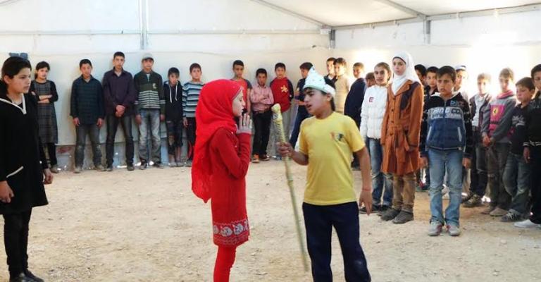 دورات ومراكز لتنمية مواهب أطفال اللاجئين في "الزعتري"