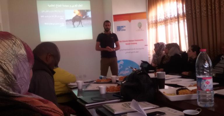 ورشة حول التغير المناخي في بلدية الظليل