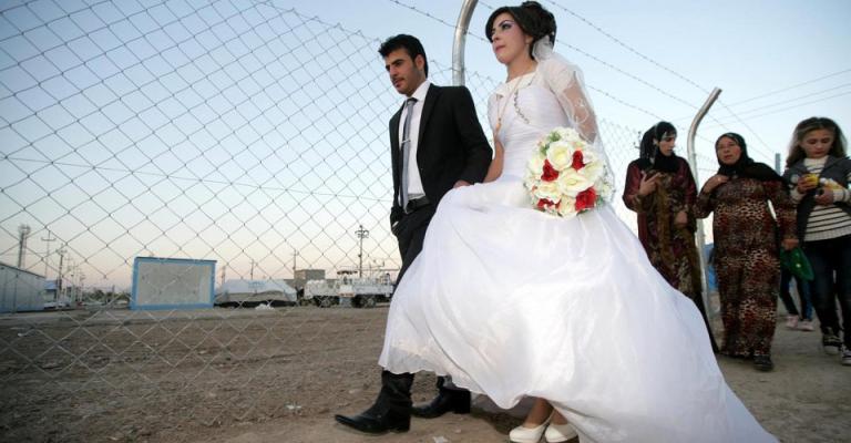 الأفراح الحورانية في "الزعتري"... تتمسك بالتقاليد رغم الصعوبات الأفراح الحورانية في "الزعتري"... تتمسك بالتقاليد رغم الصعوبات