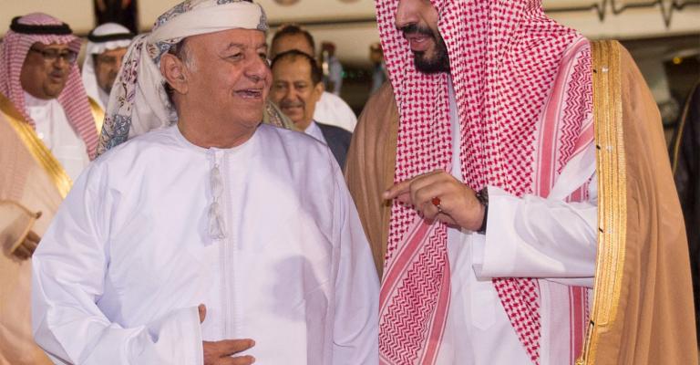 وصول الرئيس اليمني للرياض في طريقه لشرم الشيخ