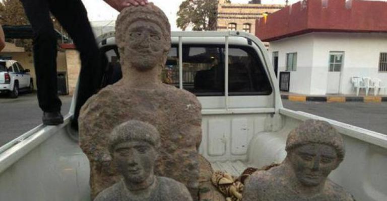 الرصيفة: احباط محاولة بيع تمثال أثري