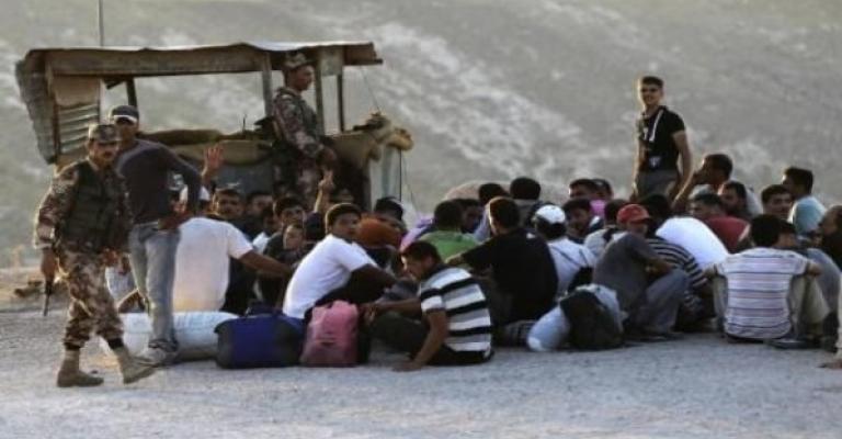 الأردن ترحل 10 سوريين إلى الحدود الأردن ترحل 10 سوريين إلى الحدود