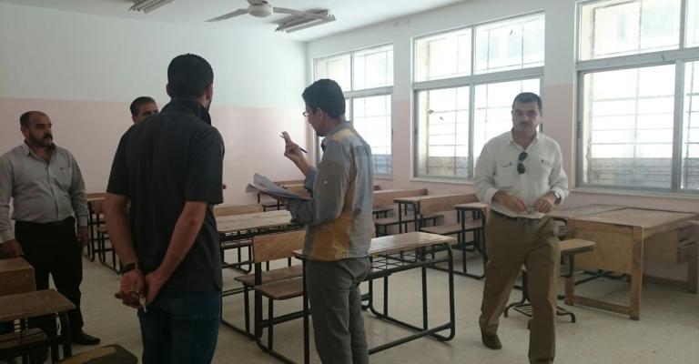 صيانة 22 مدرسة بالرصيفة استعدادا للعام الدراسي الجديد