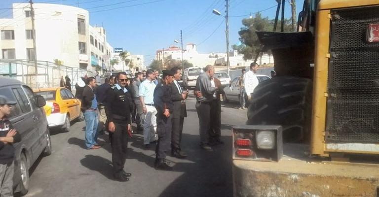 المفرق: حملة لإزالة الاكشاك