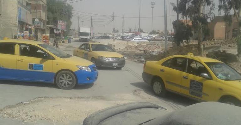 شكوى من ازدحامات الشارع المؤدي الى المدخل الغربي للمجمع الجديد