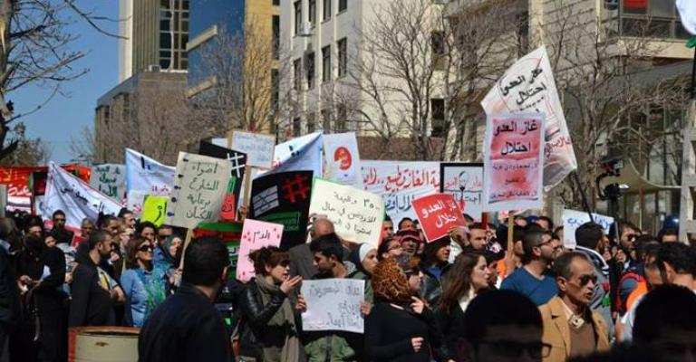 "الوطنية لإسقاط اتفاقية الغاز مع إسرائيل" تعتصم أمام "الوزراء"