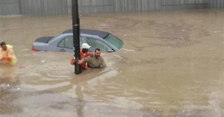 ورش في أنفاق عمّان تحسبا للحالة الجوية