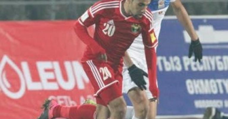 قيرغيرستان توقف انتصارات النشامى في التصفيات المزدوجة