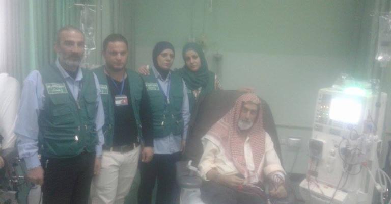 فريق لخدمة المراجعين المسنين وذوي الاعاقة بمستشفى الزرقاء