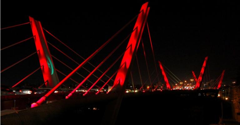 45 ألف دينار لإضاءة جسر عبدون