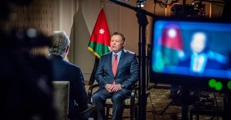 الملك: تنسيق أردني روسي لوقف النار جنوب سورية