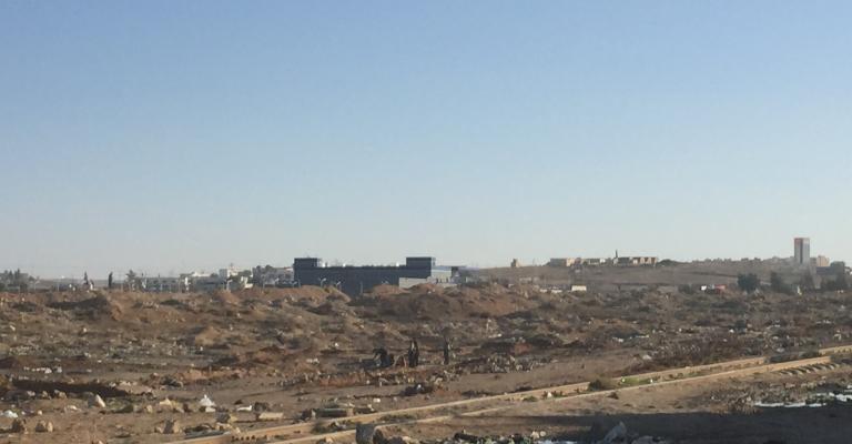 ازالة خيام "النوَر" في الزرقاء الجديدة