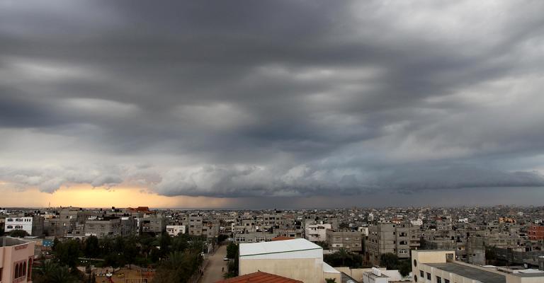 بدء تأثير المنخفض الجوي