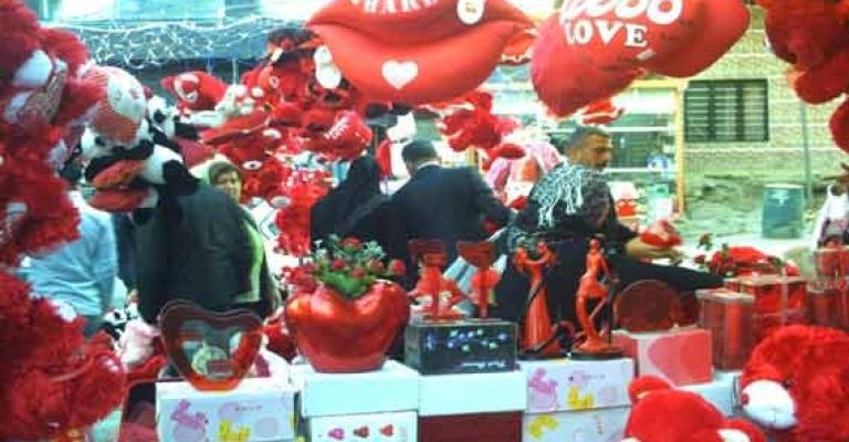 عيد "الفالنتاين" ينعش حركة التسوق في الزرقاء
