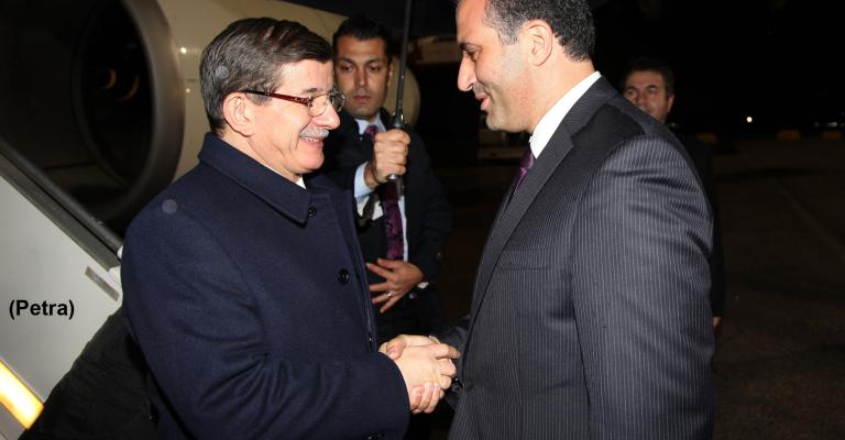 رئيس الوزراء التركيّ يصل عمّان