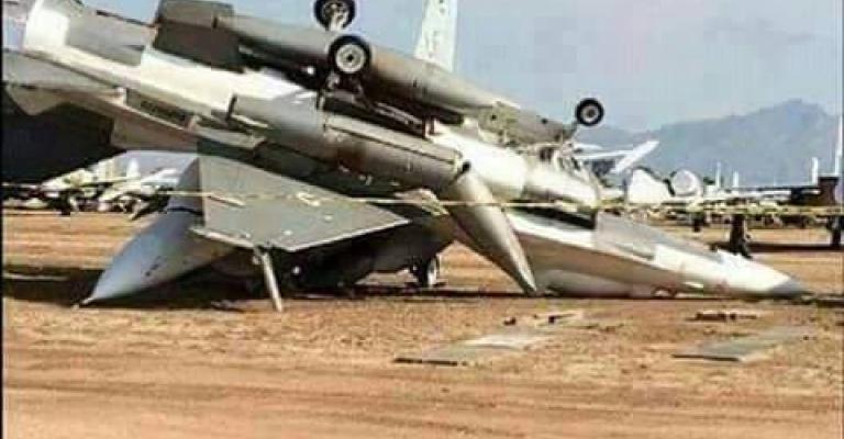 استشهاد طيّار وإصابة آخر بسقوط طائرة لسلاح الجو