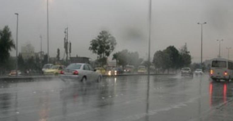 هطولات مطرية تصل 31 ملم والمنخفض ينتهي مساء الخميس