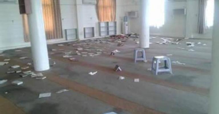 الأمن: 3 أحداث وراء العبث محتويات مسجد في إربد