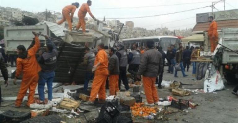 الأمانة: إزالة 30 بسطة يوميا منذ بداية رمضان