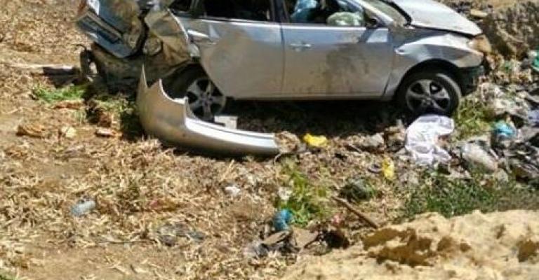 10 إصابات بحادث على نزول صافوط