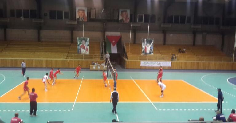 المنتخب الوطني لكرة الطائرة يكرر فوزه على نظيره الفلسطيني