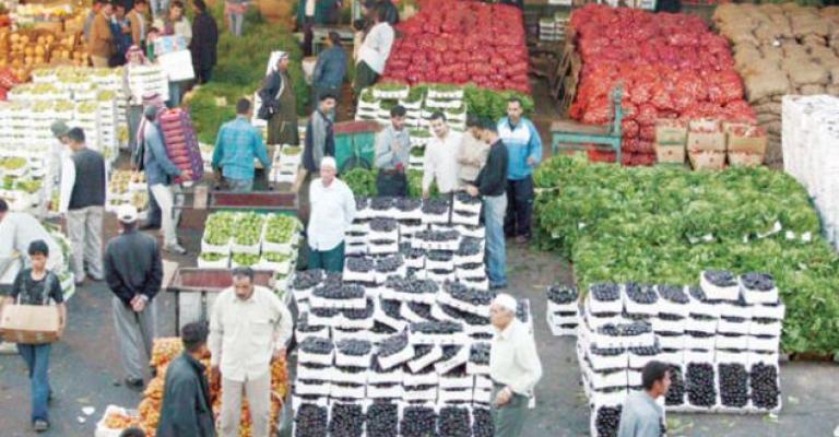 نحو 2800 طن خضار وفواكه ترد "مركزي عمّان"