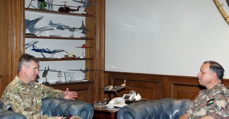 كبير مستشاري الشرق الأوسط في وزارة الدفاع البريطانية يزور الأردن