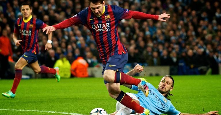 السيتي يثأر من برشلونة - تقرير صوتي السيتي يثأر من برشلونة - تقرير صوتي