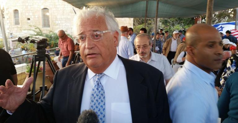 السفير الأمريكي الجديد يعلن نيته السكن في القدس