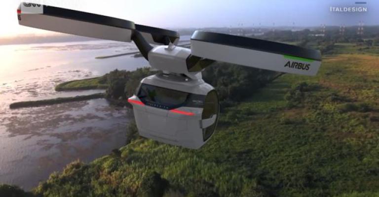 سيارة "تطير" فوق الزحام سيارة "تطير" فوق الزحام