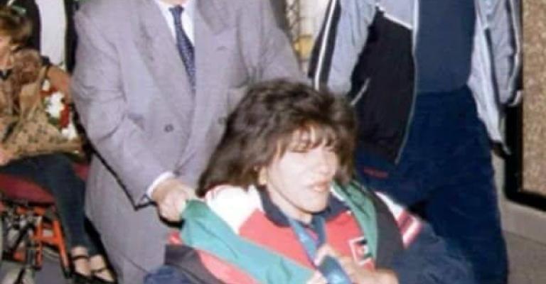 مهرجان اعتزال للبطلة البارالمبية مها البرغوثي