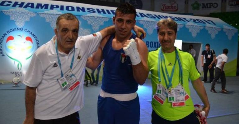 "عشيش" يتوج ببرونزية آسيا للملاكمة "عشيش" يتوج ببرونزية آسيا للملاكمة