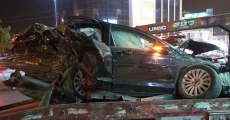 11 إصابة بتصادم 10 مركبات بطبربور