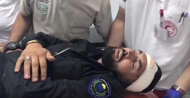 إصابة 4 من حراس الأقصى واعتقال ثلاثة منهم