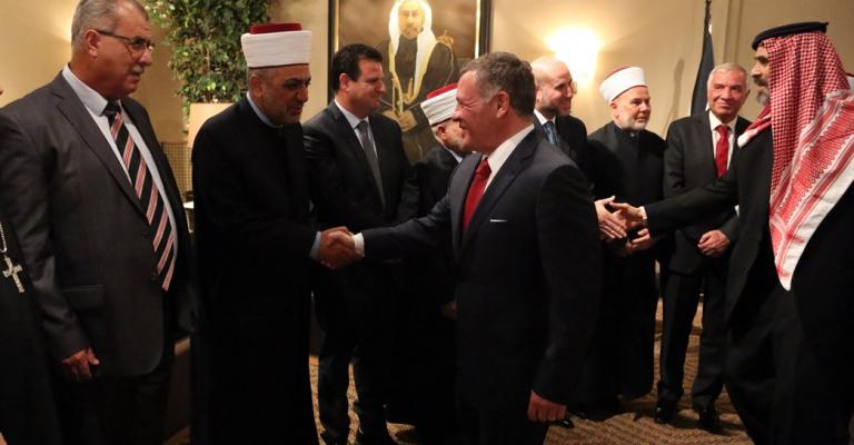 الملك: الأردن سيدعم صمود المقدسيين